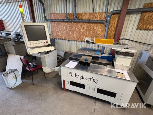 Parti med maskiner för ytbehandling & lasermärkning PSJ Engineering