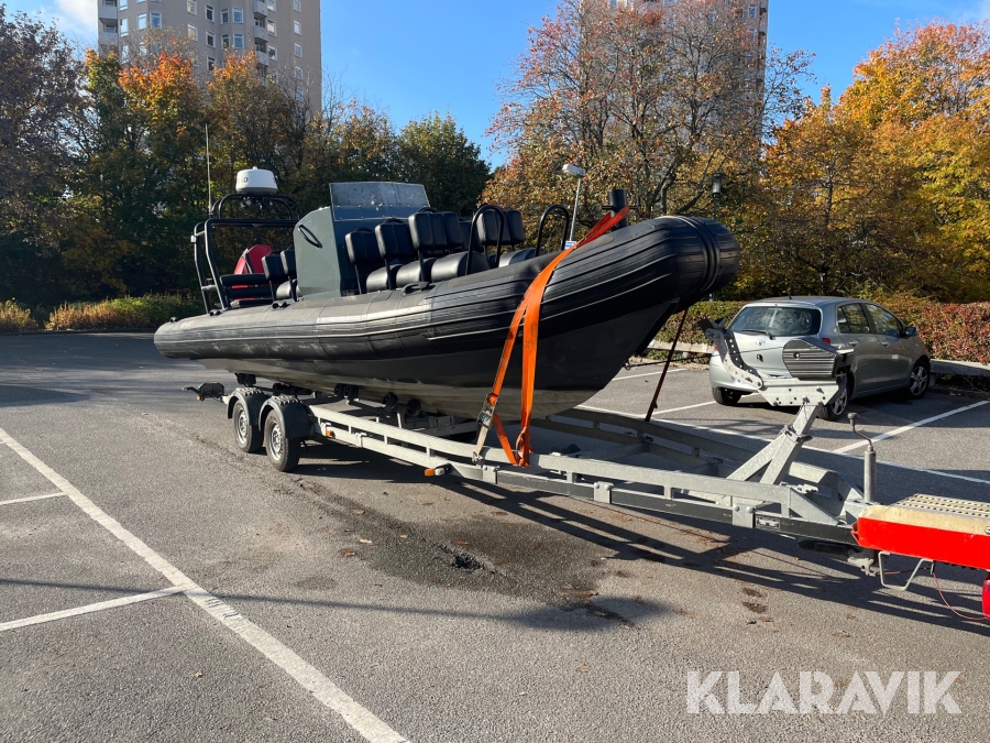 Båt Seacat 750 RIB med Evinrude 300 HK G2 samt trailer
