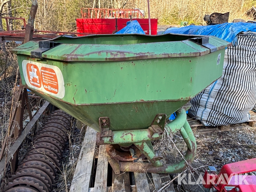 Konstgödselspridare Amazone ZA-E 1002 1000L 2-tallrikssystem