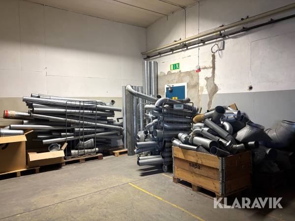 Ventilationsrör olika dimensioner