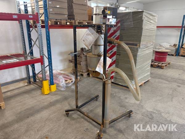 Luftdriven pulversug Piab