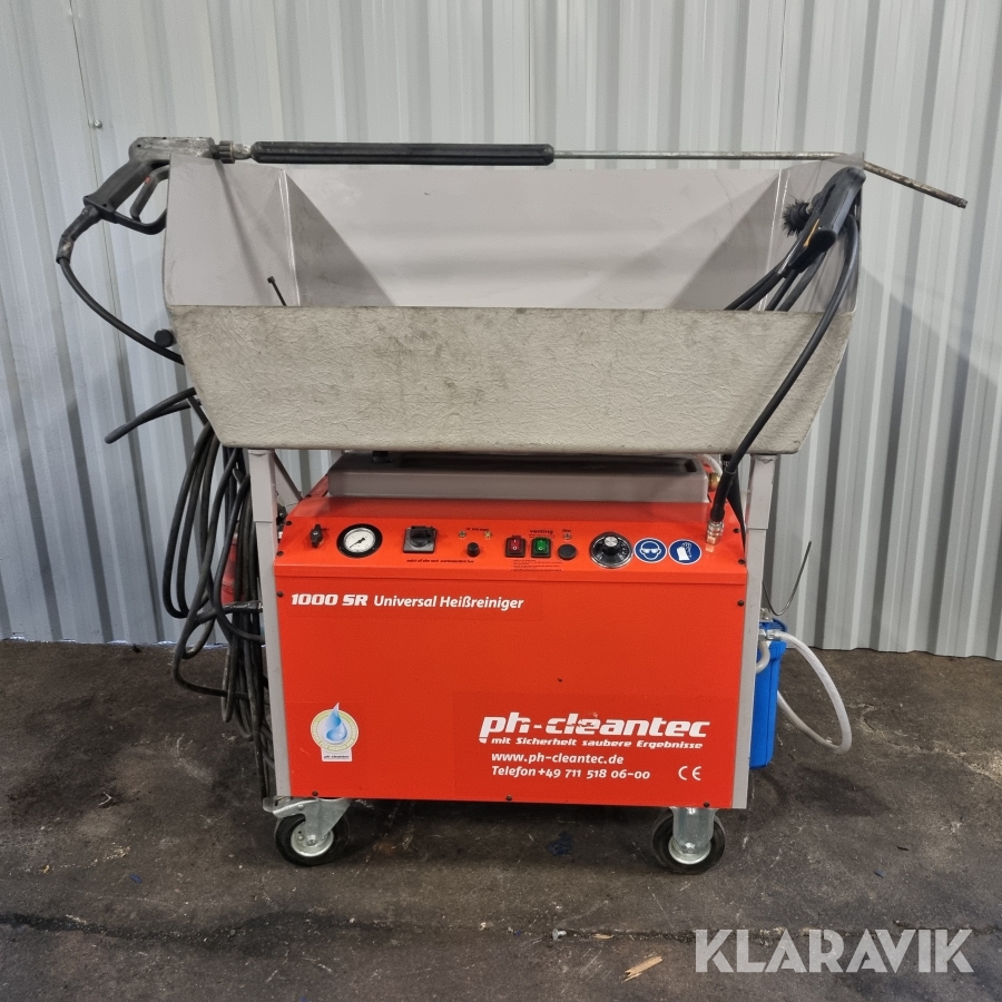 Lågtryckstvätt,Ångtvätt PH-cleantec 1000 SR-ASR
