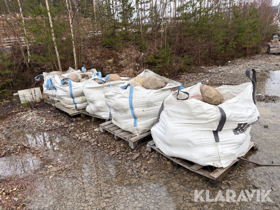 Rund storsten 5 st storsäck