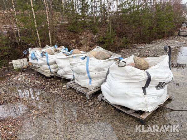 Rund storsten 5 st storsäck