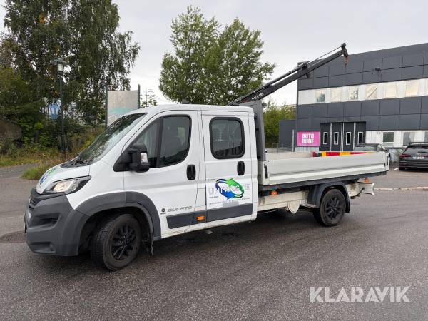 Kranbil Fiat Ducato med Hiab T-CLX 009 kran