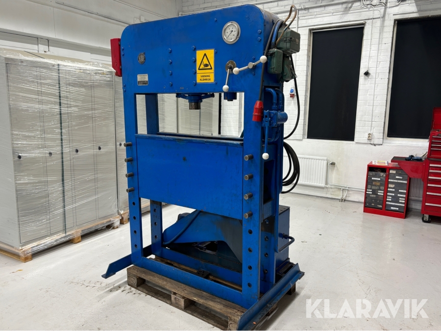 Verkstadspress 100T Hydrauliska Industri H100 Esn