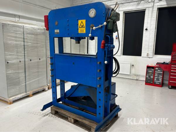 Verkstadspress 100T Hydrauliska Industri H100 Esn