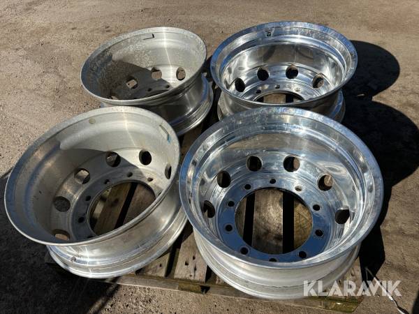 Bakfälgar Alcoa 4 st 9*22,5