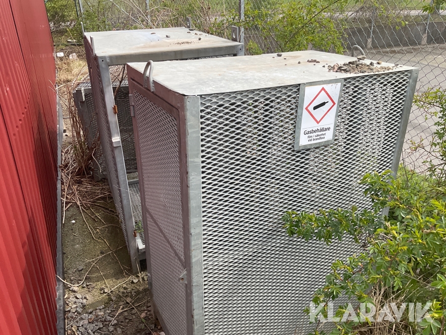Förvaring till gasflaskor   3 st