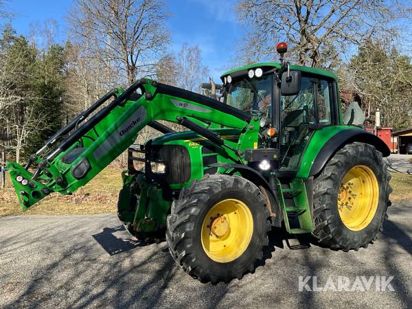 Traktor med lastare och frontlyft John Deere 6430 Premium
