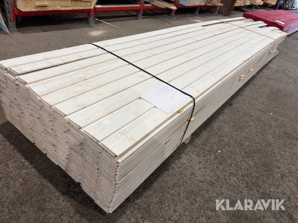 Ytterpanel 20x120 Vitgrund