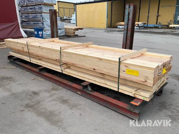 Virkespaket Hyvlat 45x170, 45x195 230 Löpmeter