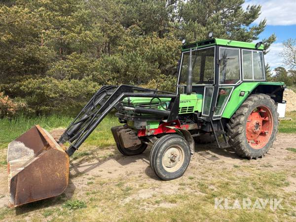 Traktor Deutz D7206 med lastare