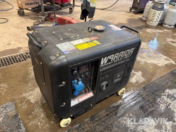 Generator Warrior Power Eqiupment LDG6500SVWRC-EC