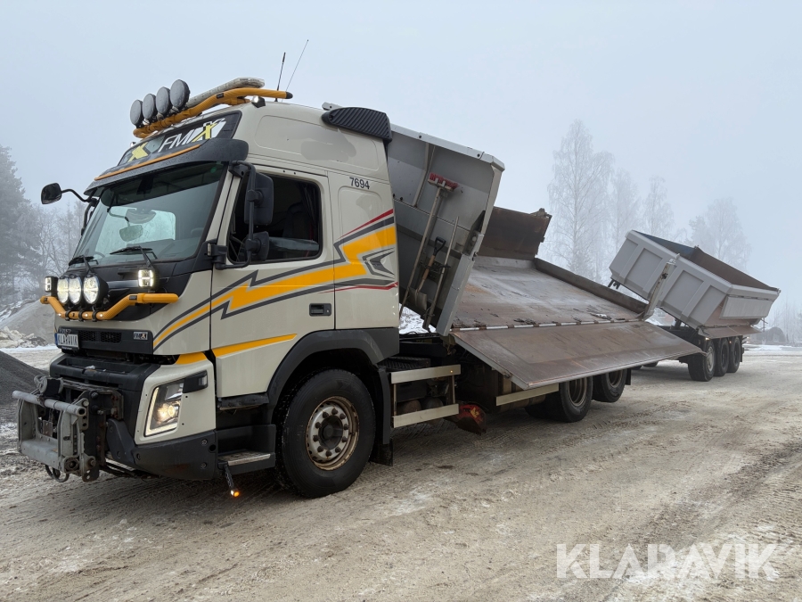 Plogbil med sidomatic Volvo FM 62 TR och underbett