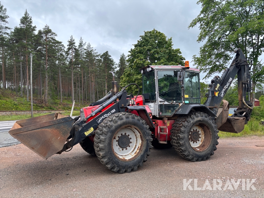 Grävlastare Huddig 1160 med redskap
