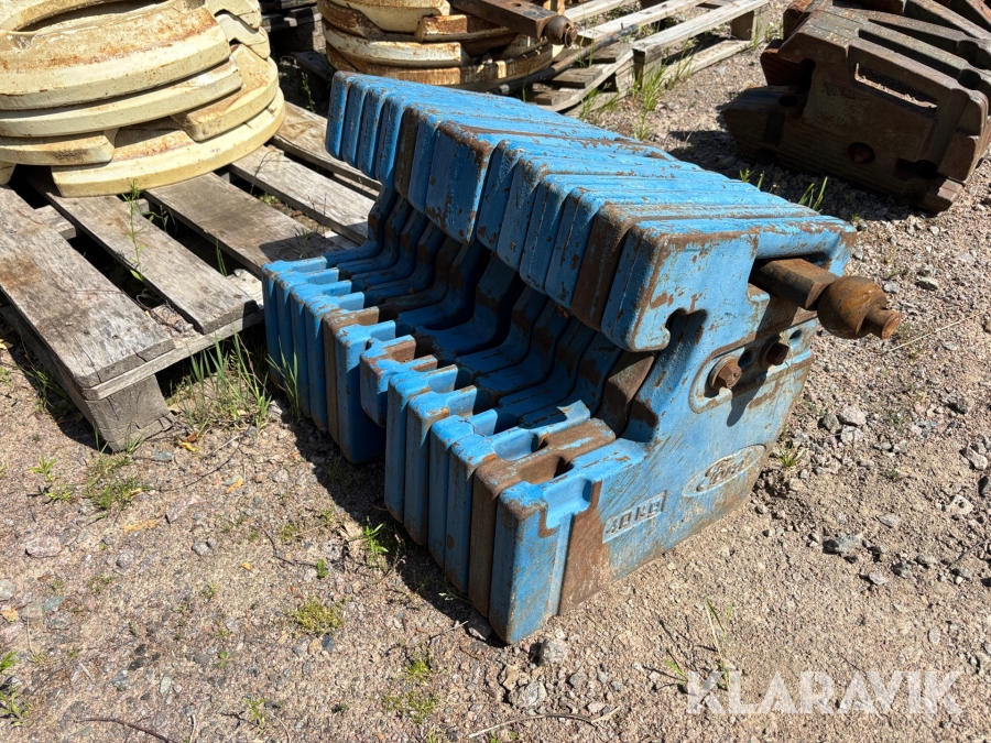Frontvikter Ford 520kg 13st