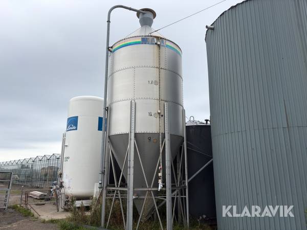 Pelletstank / Foderbehållare Mafa 68 m3