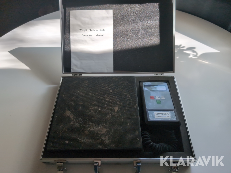 Portabla vågar 2st Vetek Mobiscale