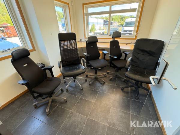 Kontorstolar 5st