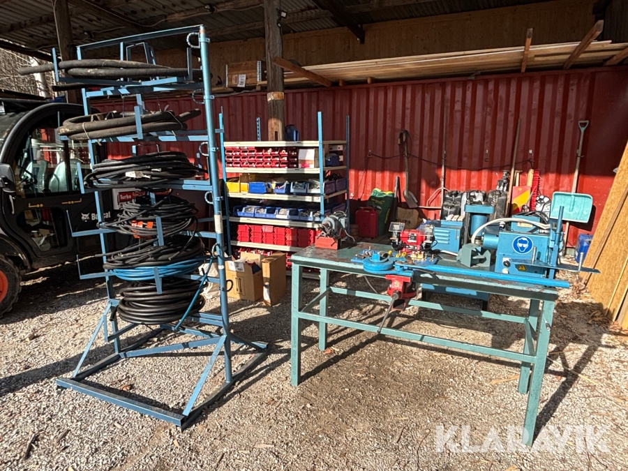 Slangpress med tillbehör och sortiment