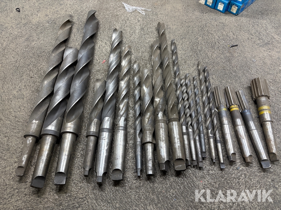 Borrar & fräsverktyg – 20 st i blandade storlekar