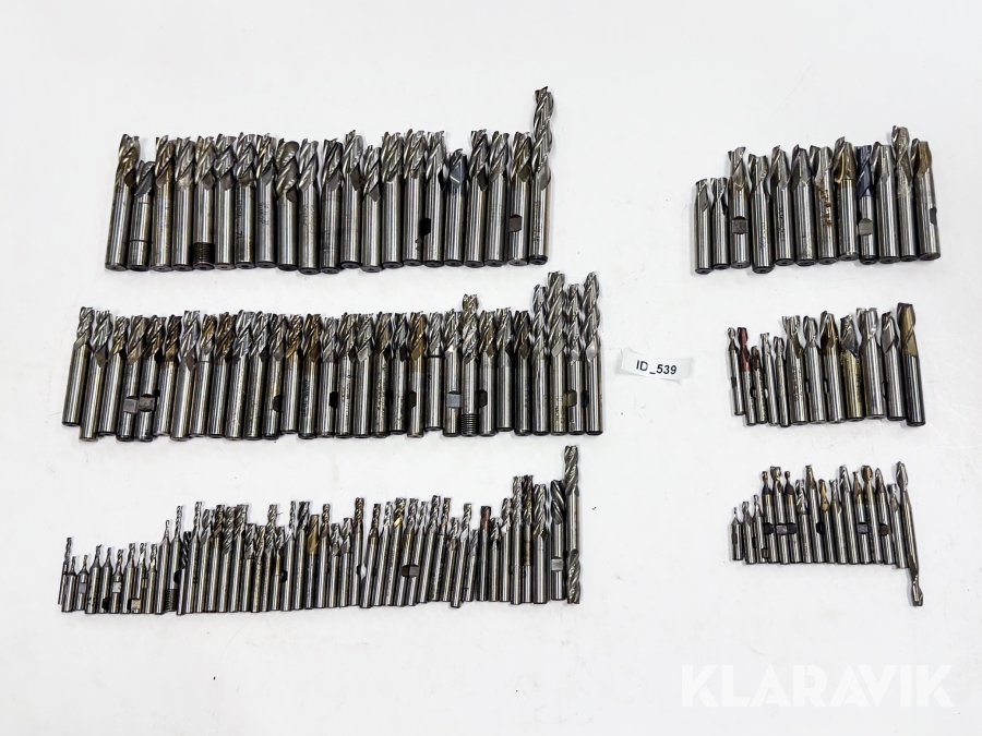 2- och 4-skäriga fräsar, dia 1,5-14mm
