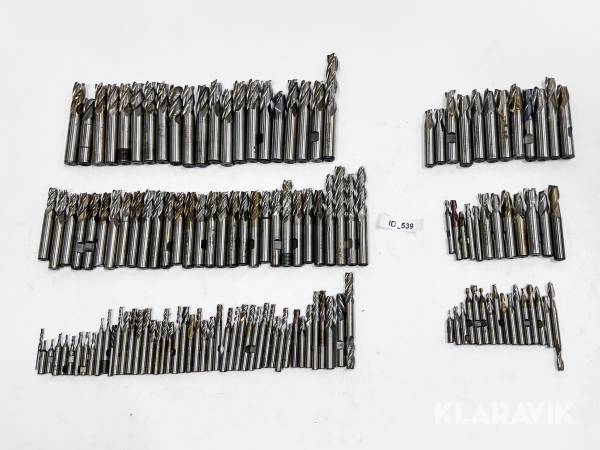 2- och 4-skäriga fräsar, dia 1,5-14mm