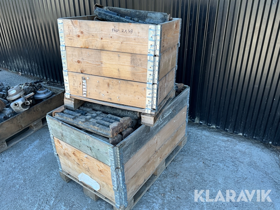 Gummipads till grävmaskin Entrack 600 96st