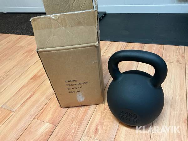 Kettlebell järn, 44 kg