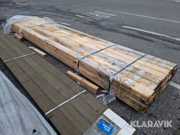 Trall 34x145x4800 Kärnfuratrall