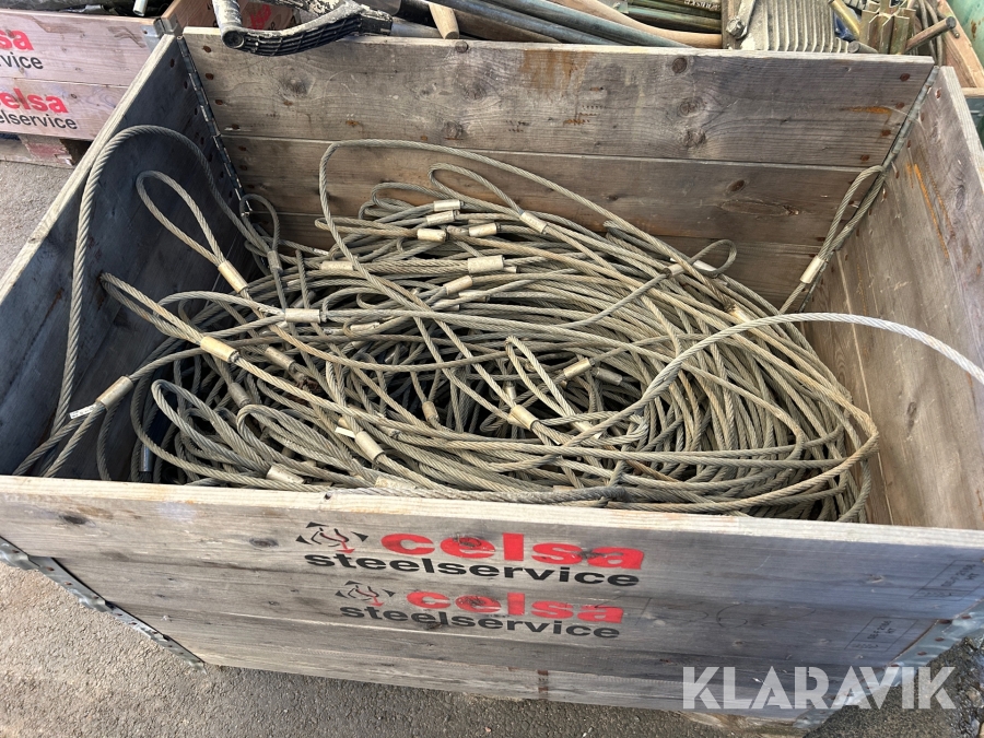 Stålvajrar 1 pall