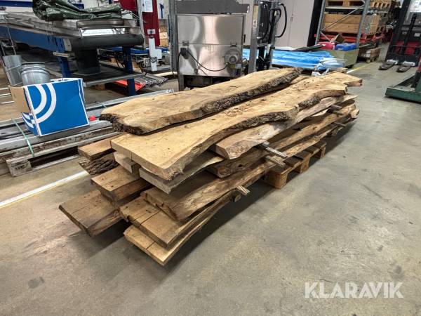 Ekplankor i varierande storlek 17st