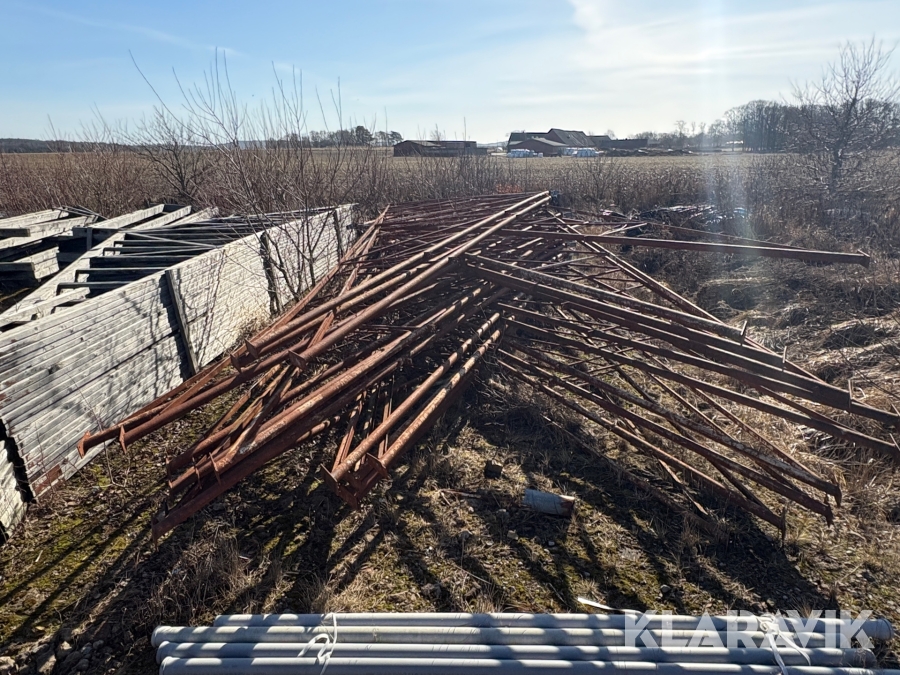 Takstolar 27 st med stolpar