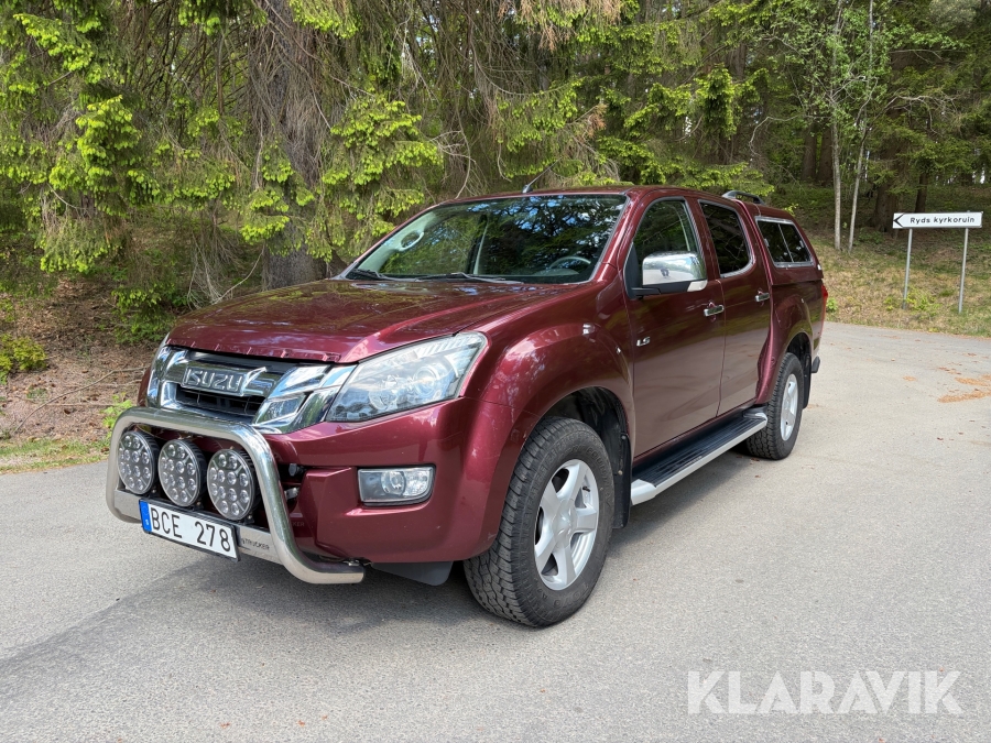 Pickup Isuzu D-Max med extraljus