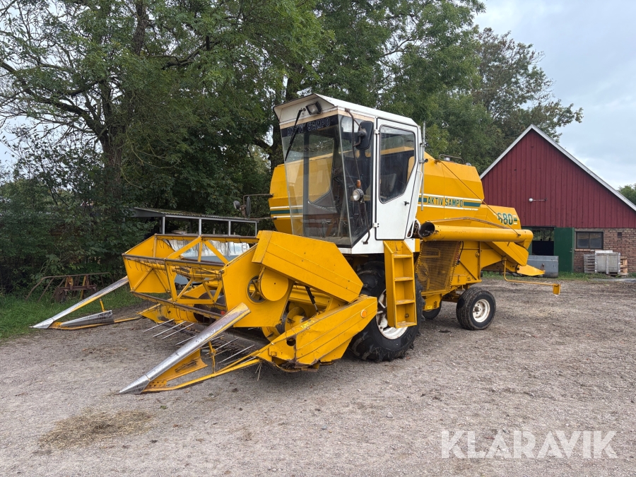 Skördetröska Aktiv Sampo 680