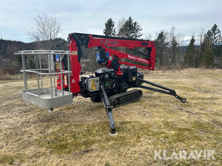 Larvburen Skylift Platform Basket Spider 18.75 PRO