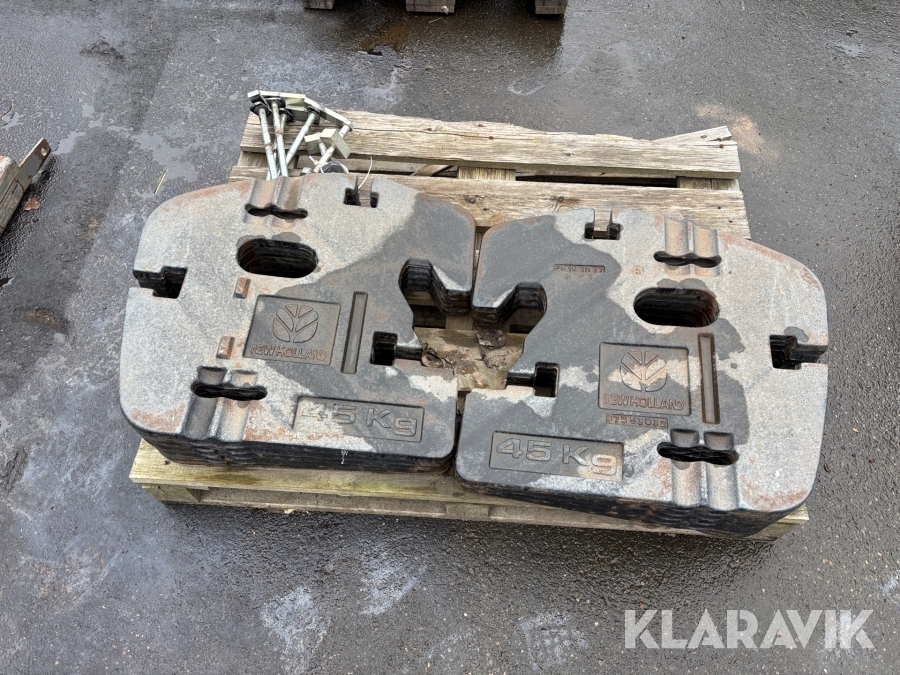 Frontvikter New Holland 45kg/st 10st