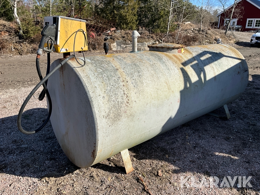 Dieseltank ABG 3000L med pump