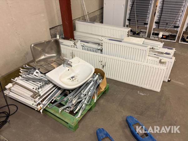 Radiatorer 16 st & tillbehör