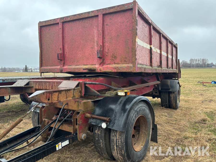 Tippsläp Briab S 2 Tbz-20-50 med Kassetflak