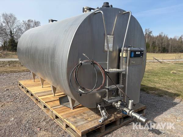Mjölktank med 2st kylaggregat DeLaval DX/CEM 14000l