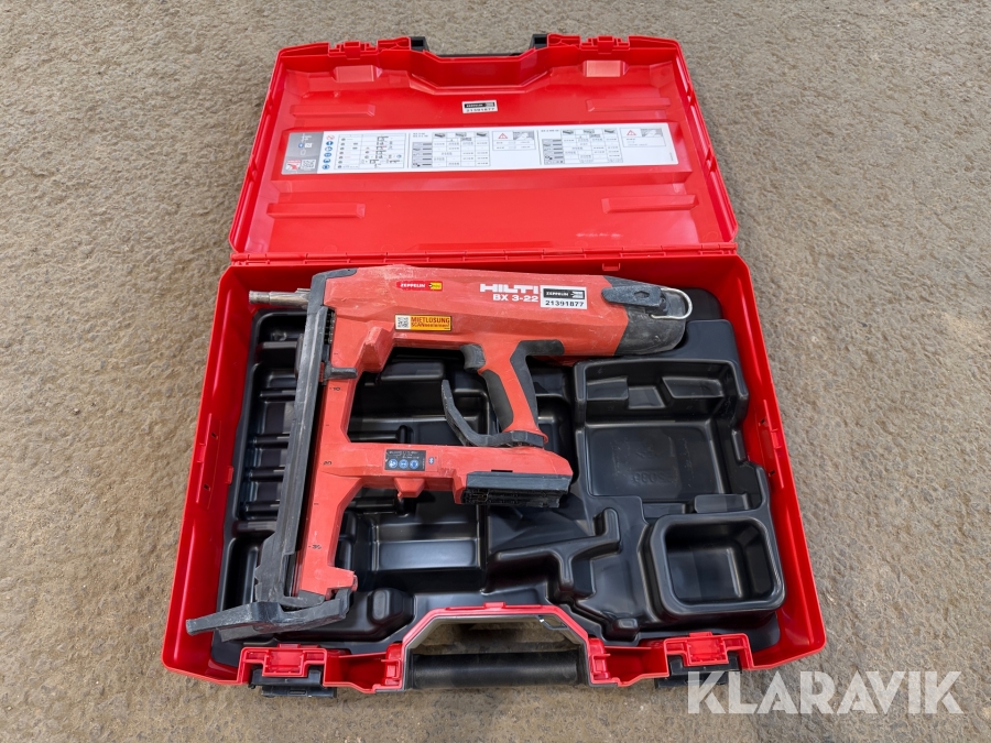 Bultpistol Hilti BX 3-22 batteridriven