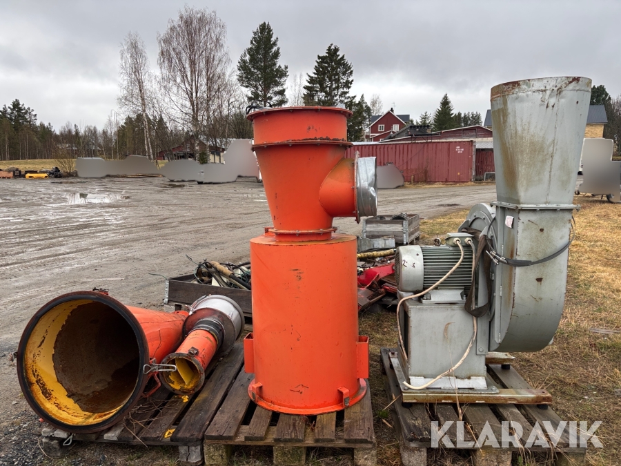 Cyklonrenare Elektrofläkt