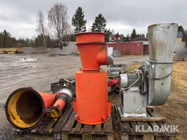 Cyklonrenare Elektrofläkt