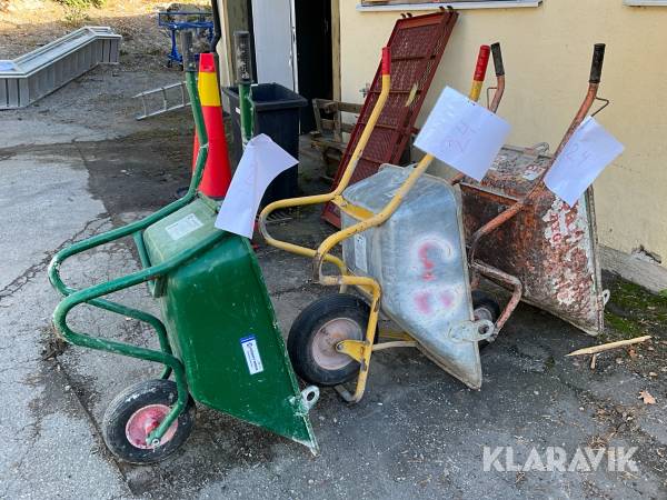 Skottkärror 3st