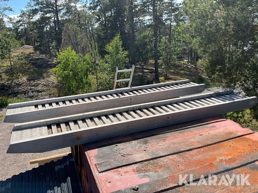 Aluminiumramper Alu.s 4,3m 8300kg 2st