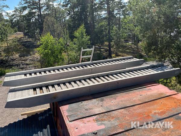 Aluminiumramper Alu.s 4,3m 8300kg 2st