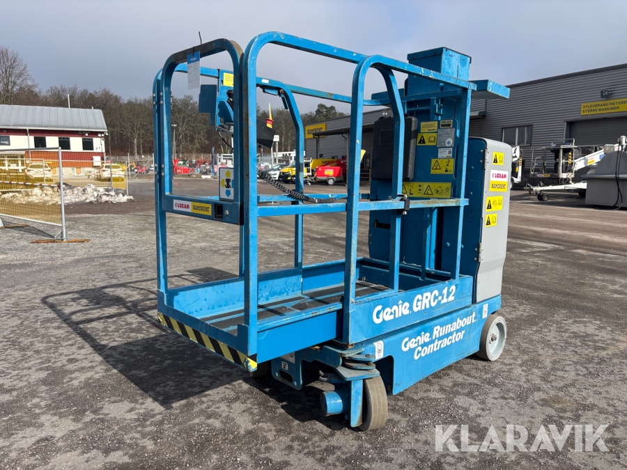 Pelarlift Genie GRC-12 med utskjut 4 m