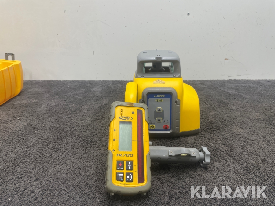 Planlaser, lasermottagare Spectra Ll 300 S, HL700